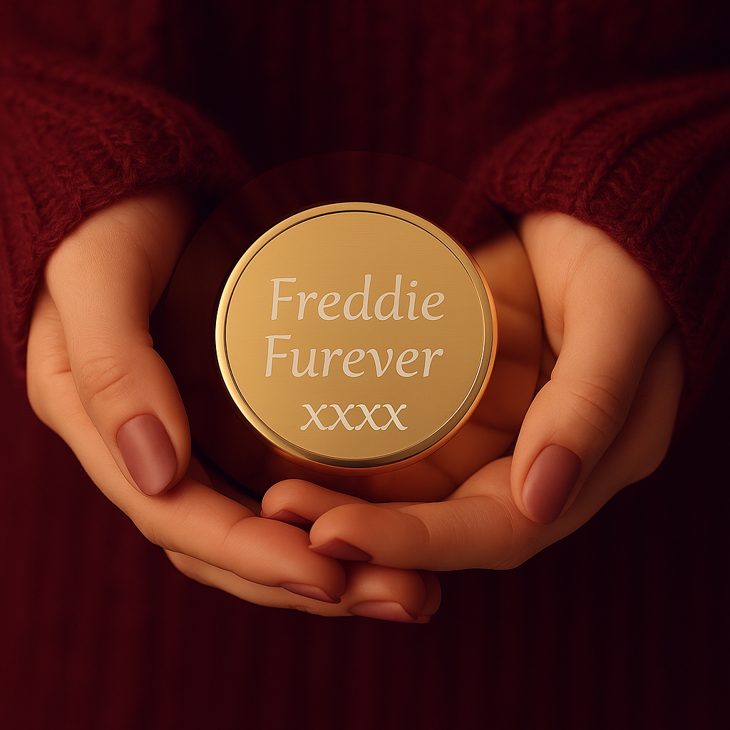 Stainless Steel Candle-Holder Mini Urn – Pet Keepsake Cremation Ash Holder