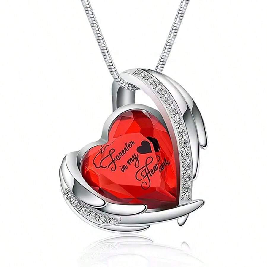 Crystal Heart Urn Pendant Necklace – Keepsake for Pet Ashes