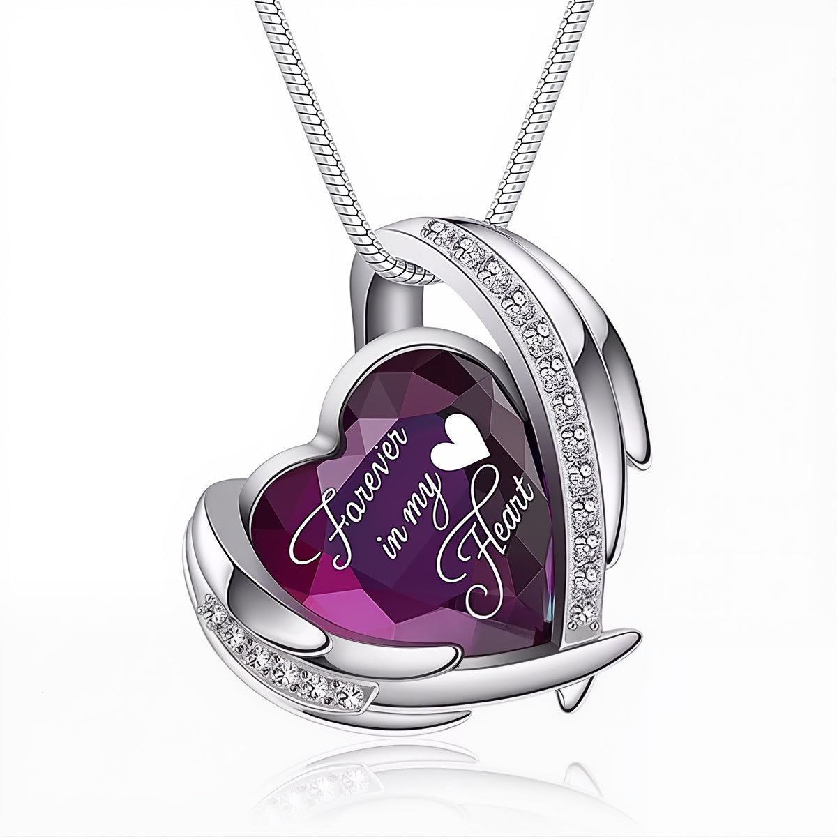 Crystal Heart Urn Pendant Necklace – Keepsake for Pet Ashes