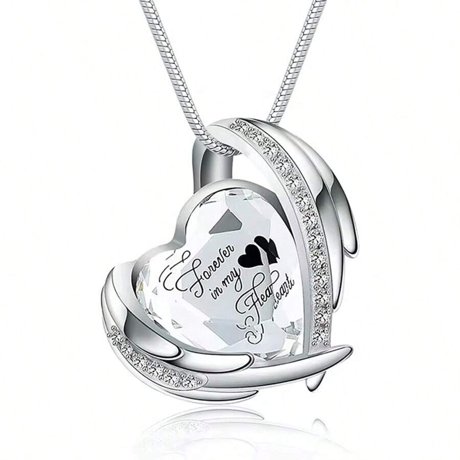Crystal Heart Urn Pendant Necklace – Keepsake for Pet Ashes