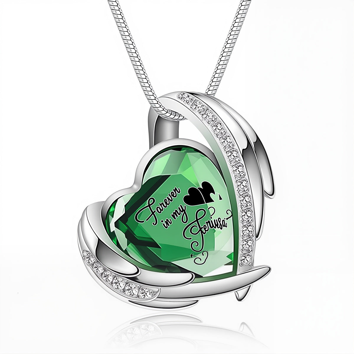 Crystal Heart Urn Pendant Necklace – Keepsake for Pet Ashes