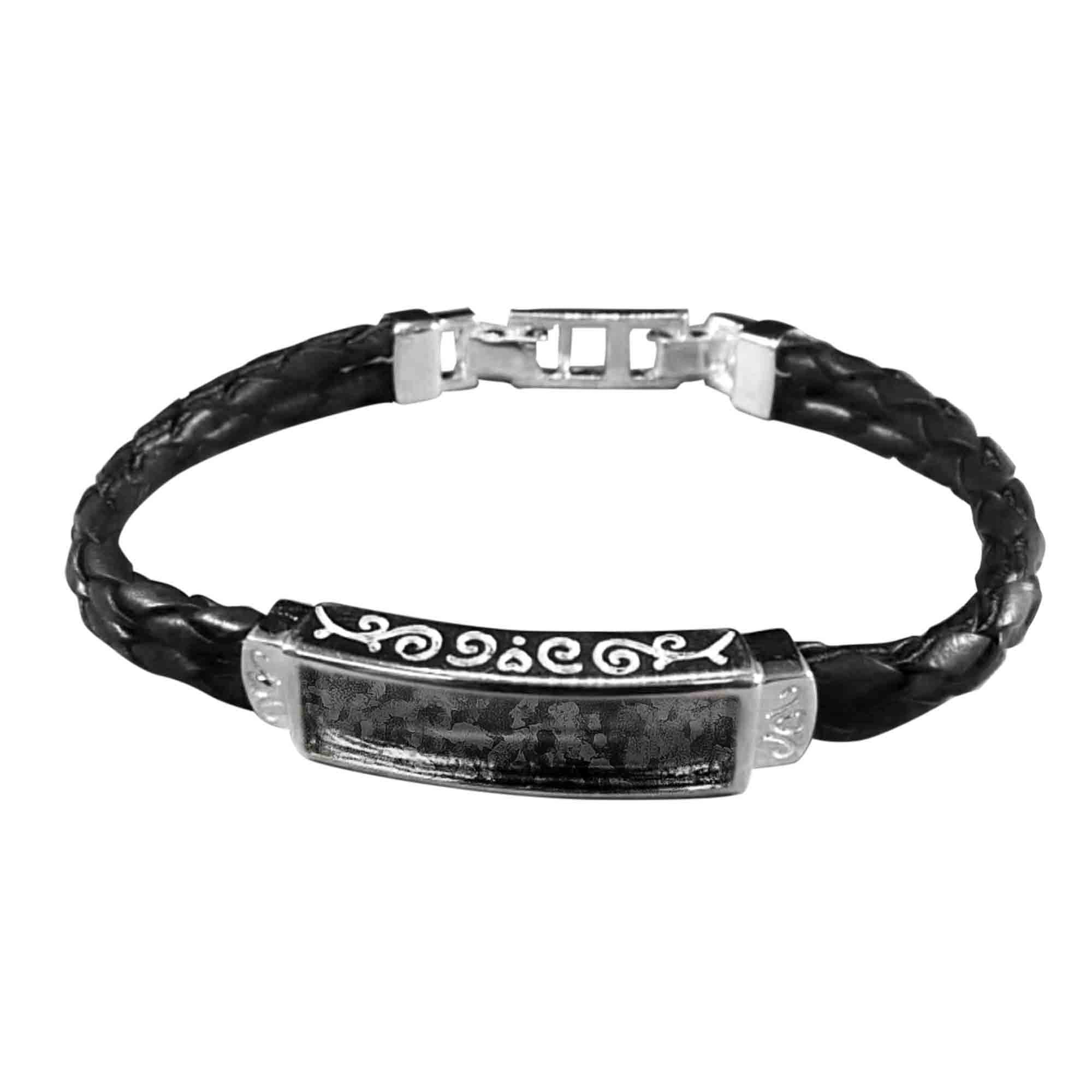 Bracelet Infused with Pet Ashes or Fur | Solid Silver (Unisex)